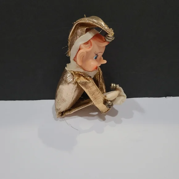 Vintage knee hugger Elf gold with  bells - Picture 5 of 8